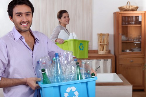 Eco-friendly disposal and recycling during clearance