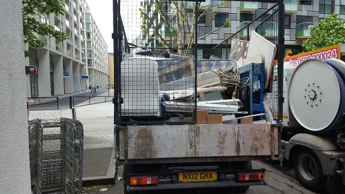 Notting Hill building site waste removal